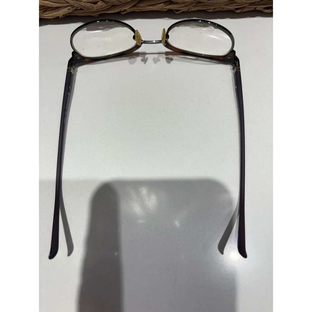 Eyecroxx Round‎ Tortoise Silver Metal Frame Glasses Spectacles Eyewear